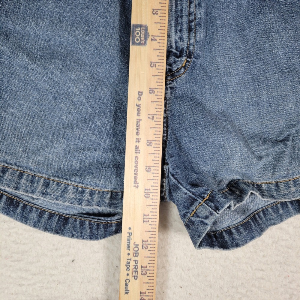 Mavi Aimee Shorts Womens 27 Blue Denim High Rise 163 Camp Short Zip Fly - Picture 5 of 11
